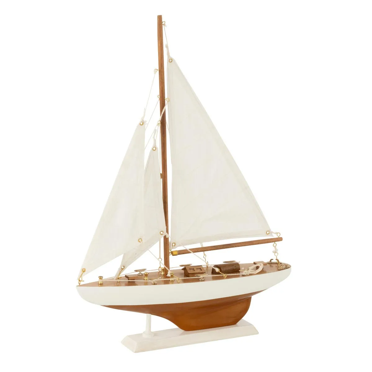 GENERIQUE - Voilier Déco Harrison - Objet de décoration - 43cm - Blanc - Image 2