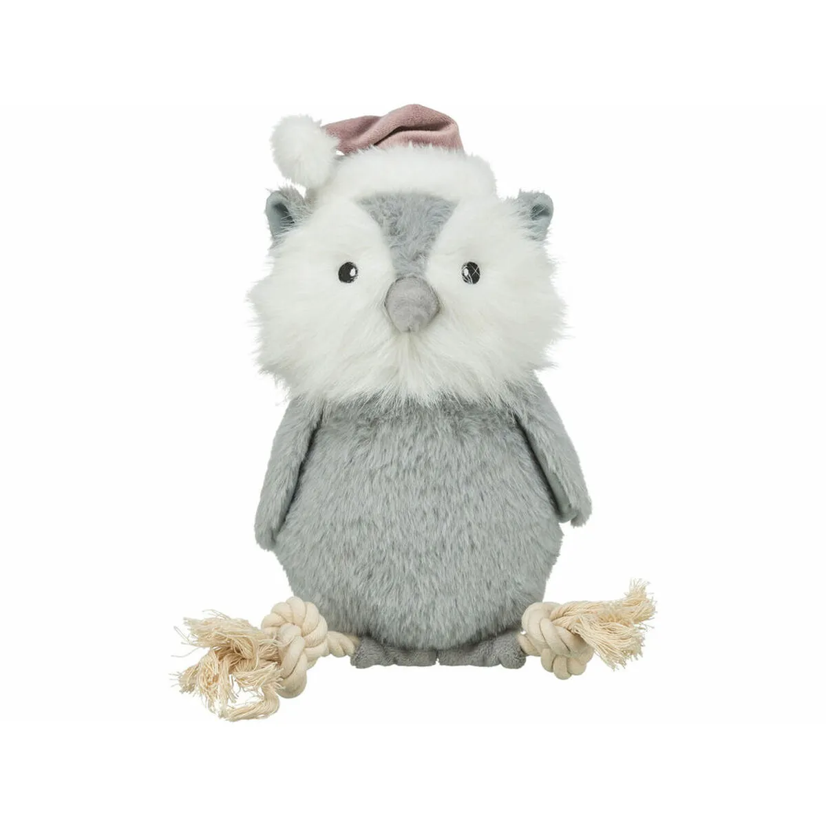 Meilleurs prix pour Jouet pour chien en peluche Trixie Gris Polyester Coton Hibou 31 cm