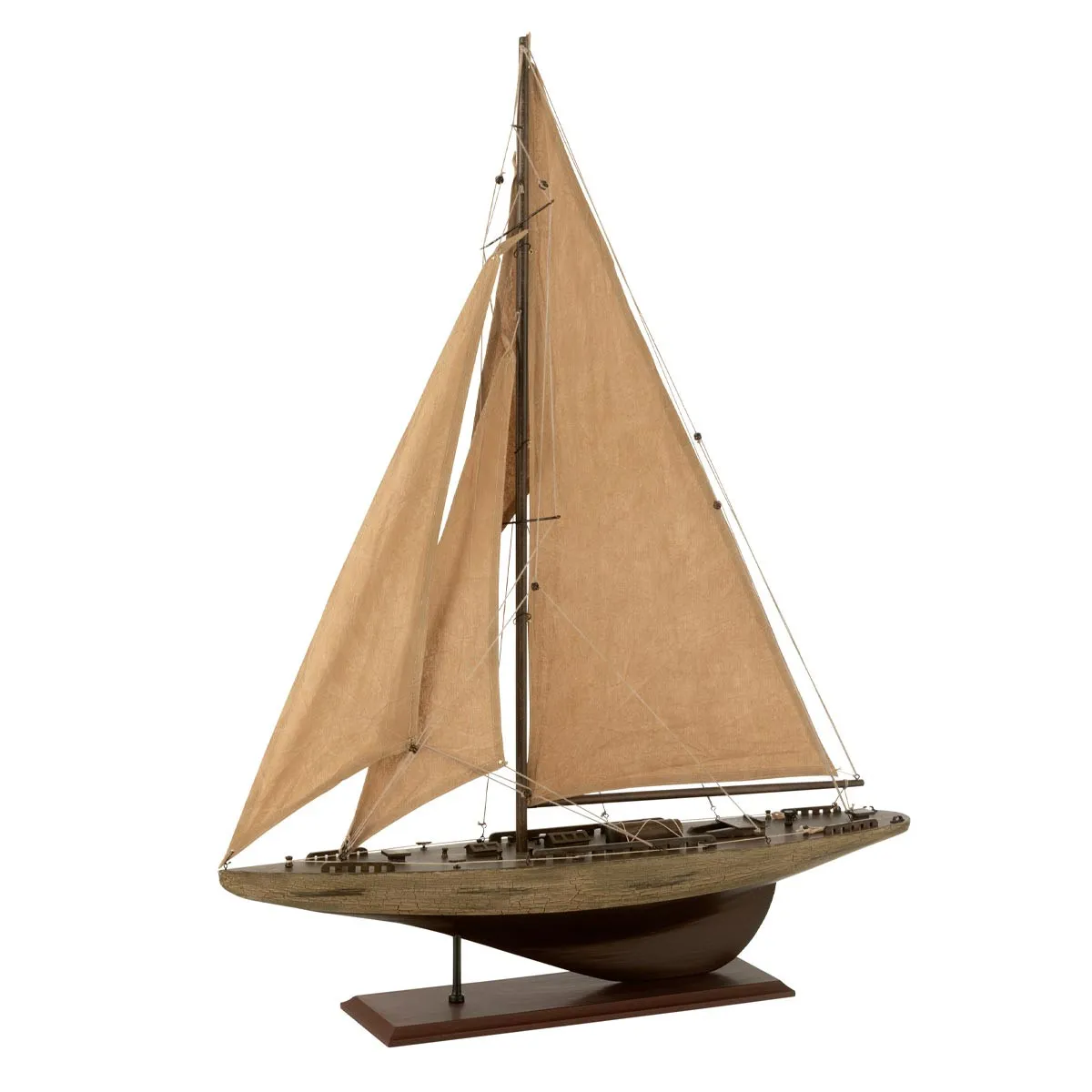 Generique Marron Voilier Déco En Bois "Harrison" 94Cm - Image 3