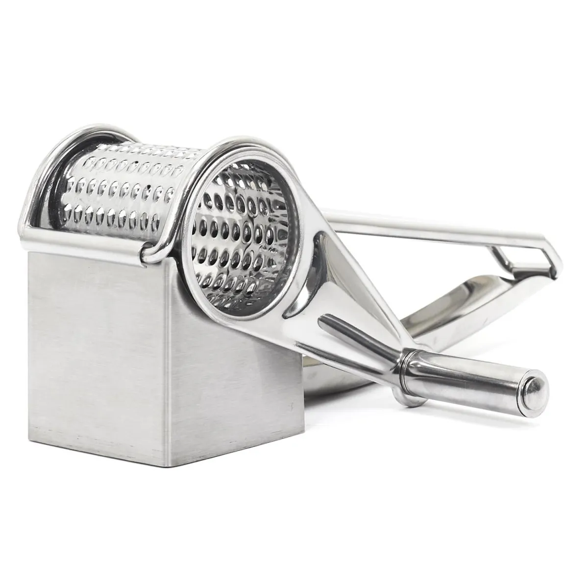 Paris Prix Argent Râpe À Fromage À Manivelle Inox 20Cm