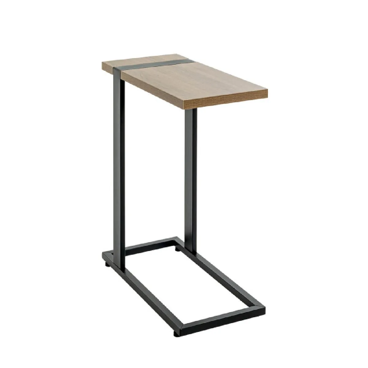 Paris Prix Noir Table D'appoint Miranda - Chêne Foncé &