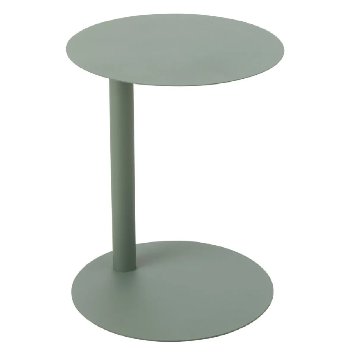 Paris Prix Vert Table D'appoint Ronde Métal