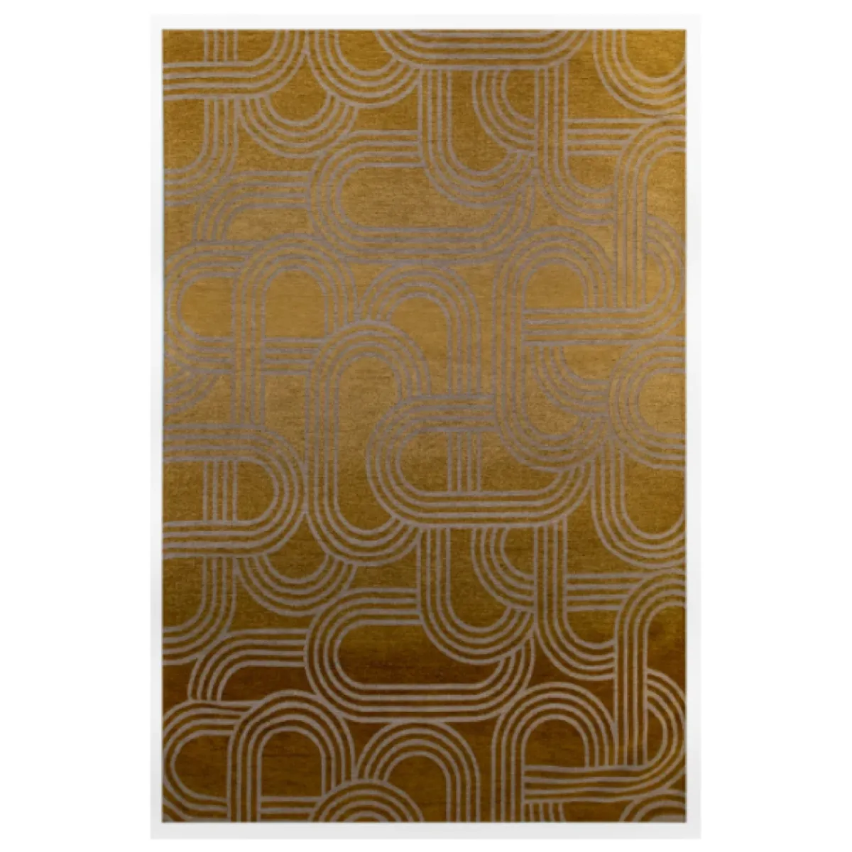 Tapis salon et chambre moderne tissé plat FEVER 140 x 200 cm - vue 2