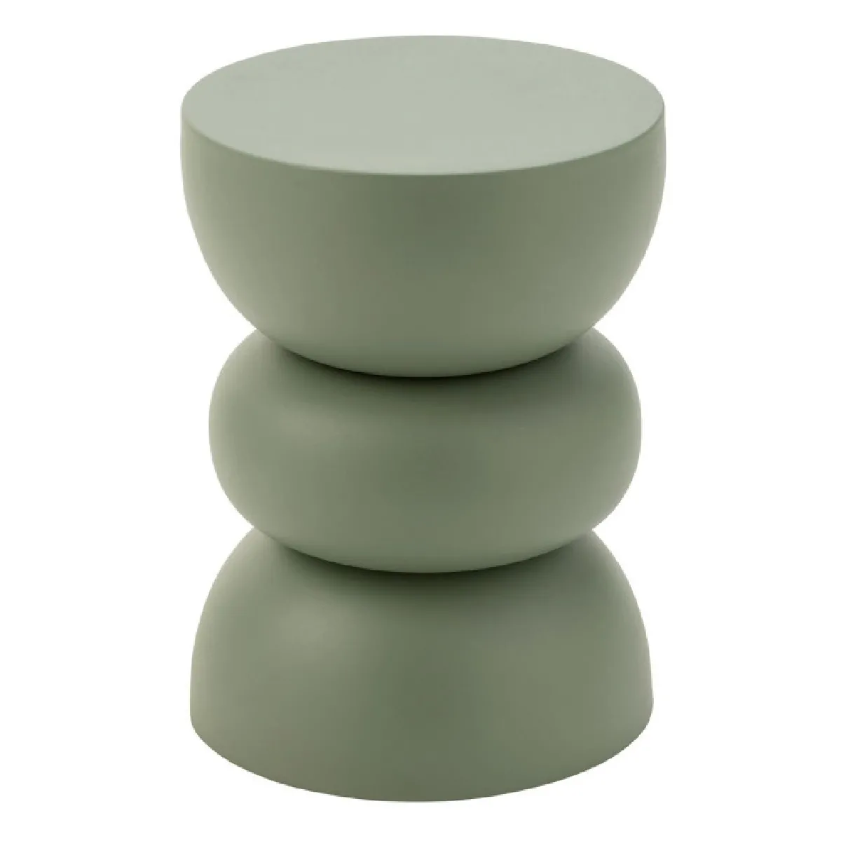 Non Communiqué Vert Table D'appoint Design En Métal "Lise" 43Cm - Image 2