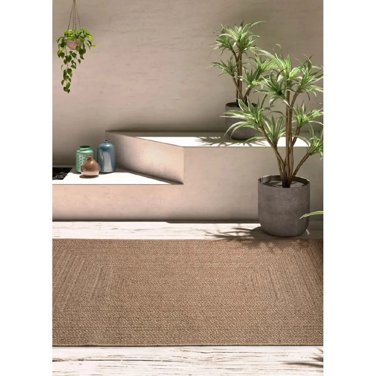 ATTICGO Tapis extérieur effet jute ACRA 80x150 cm - vue 2