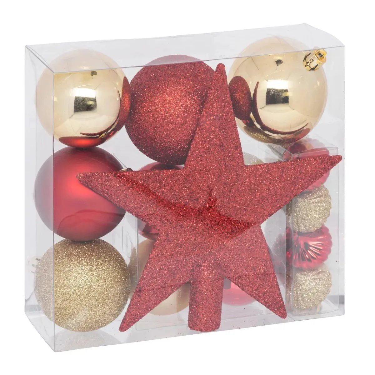 Atmosphera Rouge Boules De Noël Colorama