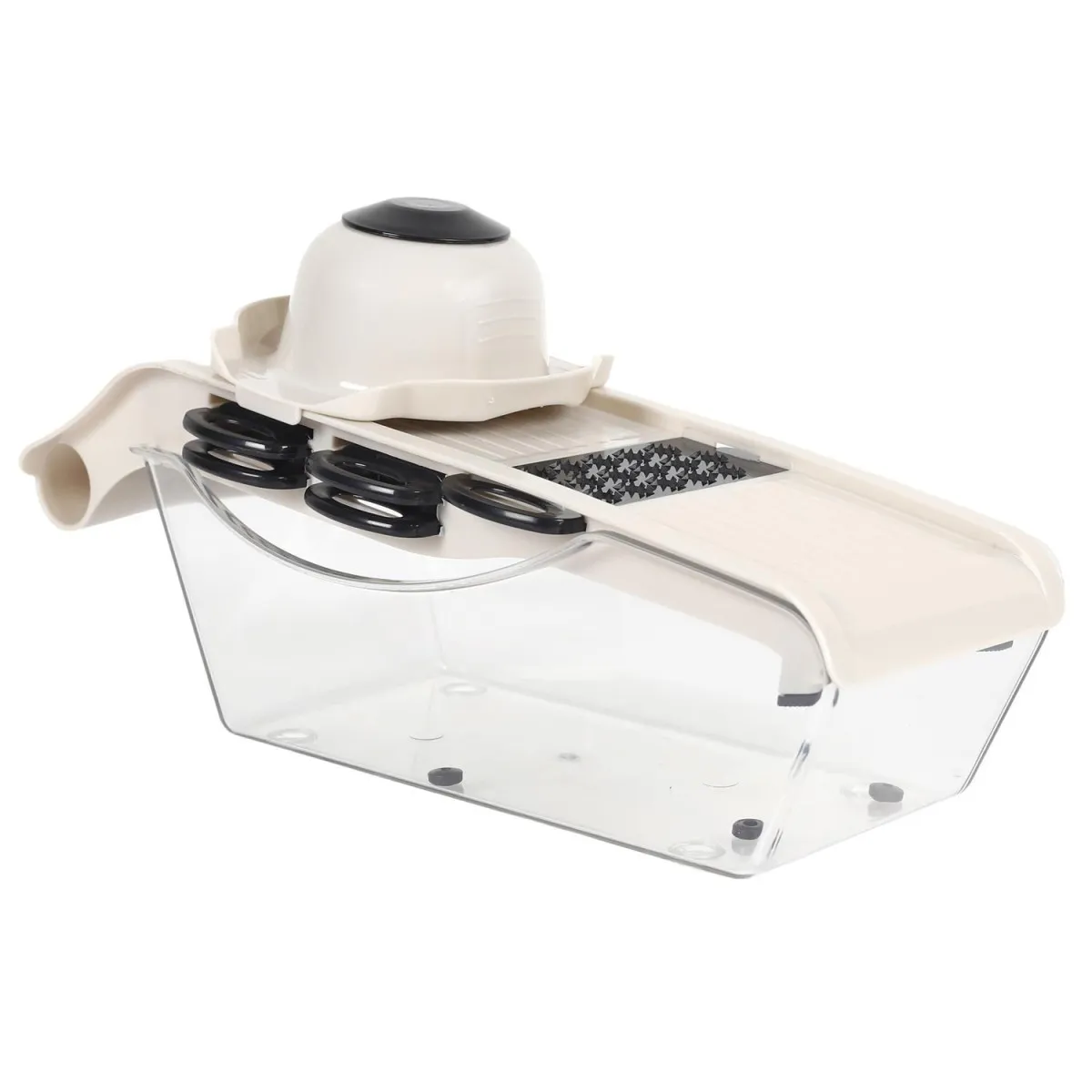 Non Communiqué Beige Mandoline Avec Réservoir "5 Accessoires" 32Cm - Image 3