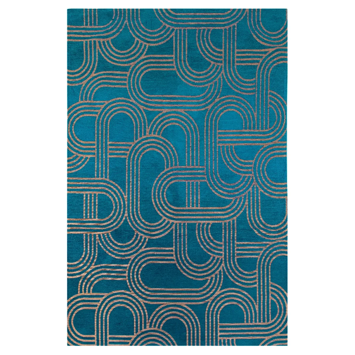 Tapis salon et chambre moderne tissé plat FEVER 140 x 200 cm - vue 4