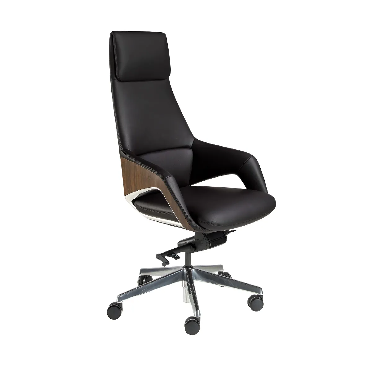 Fauteuil de bureau pivotant en similicuir