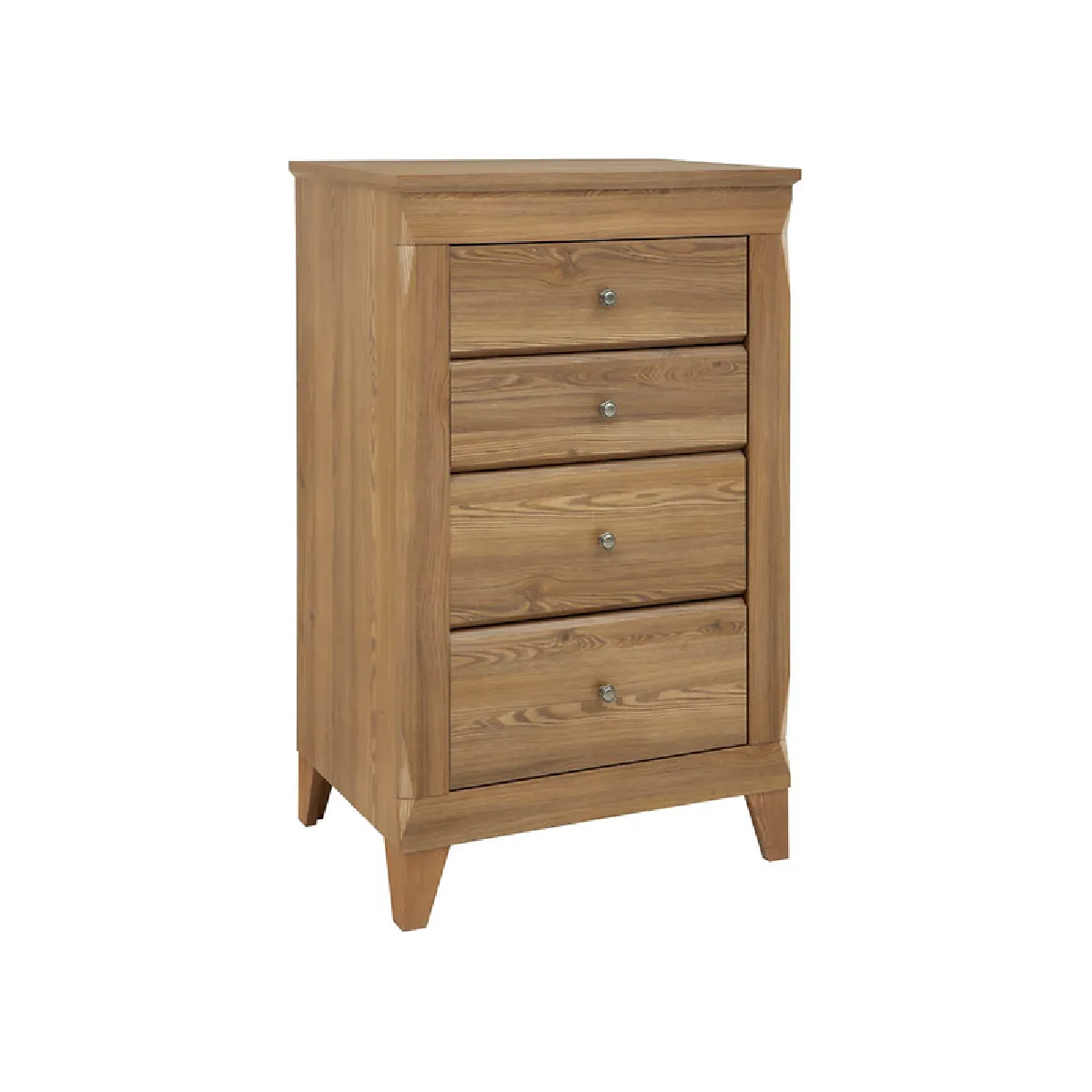 Pegane Commode Chiffonnier 4 Tiroirs - Bois