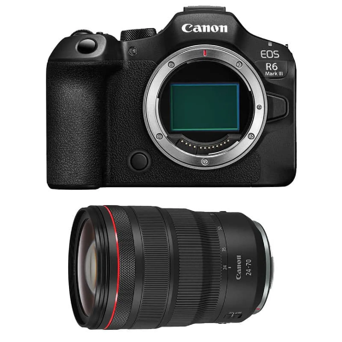 CANON EOS R6 MARK III + RF 24 70mm f2.8 IS USM Garanti - vue 2