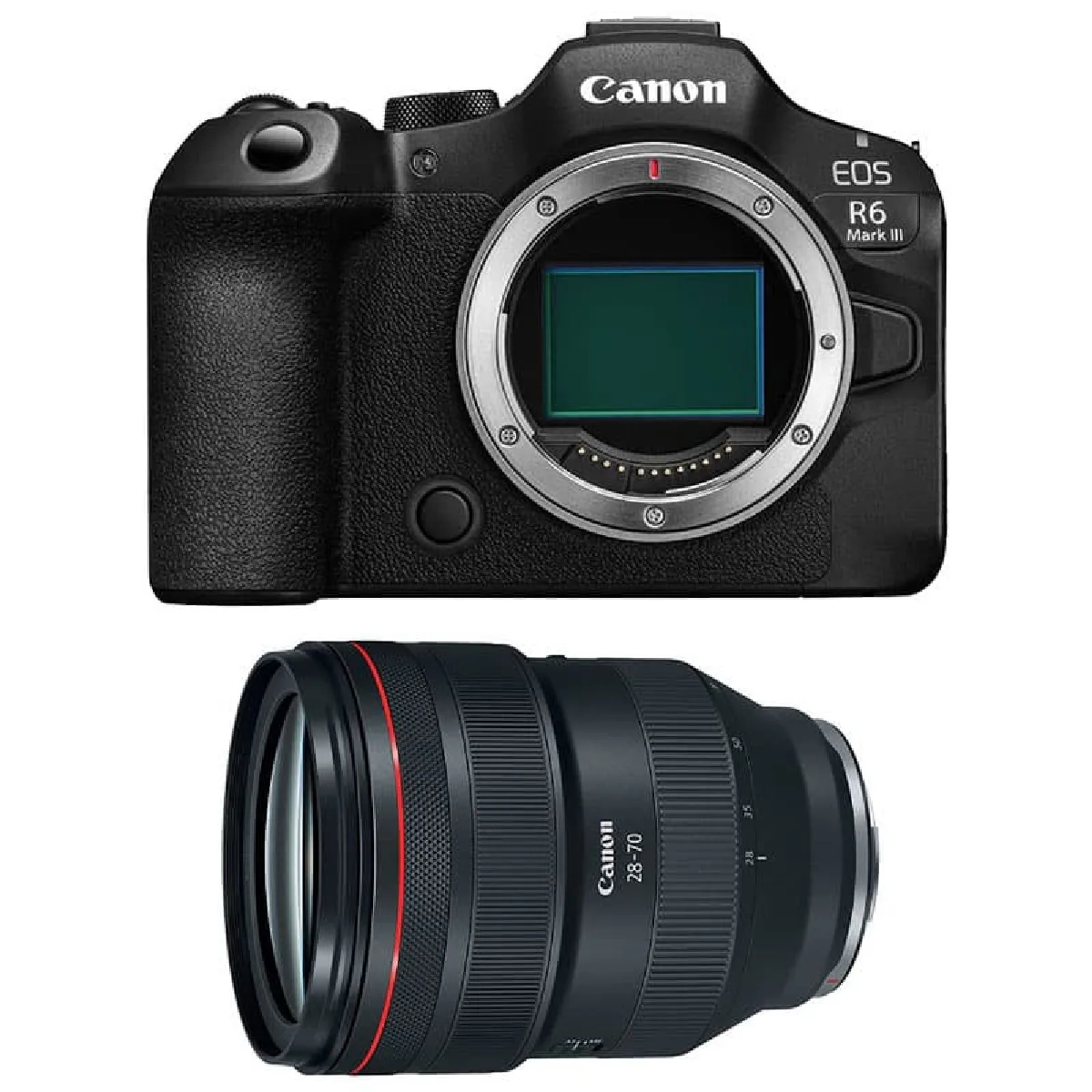 Appareil Photo Canon EOS R6 Mark III + RF 28-70mm f/2L USM – 32,5 MP, Vidéo 4K
