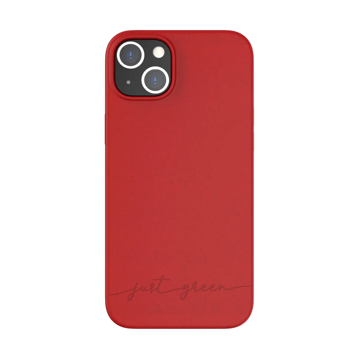 Just Green Rouge Coque Pour Iphone 14 Plus Souple Modèle Natura