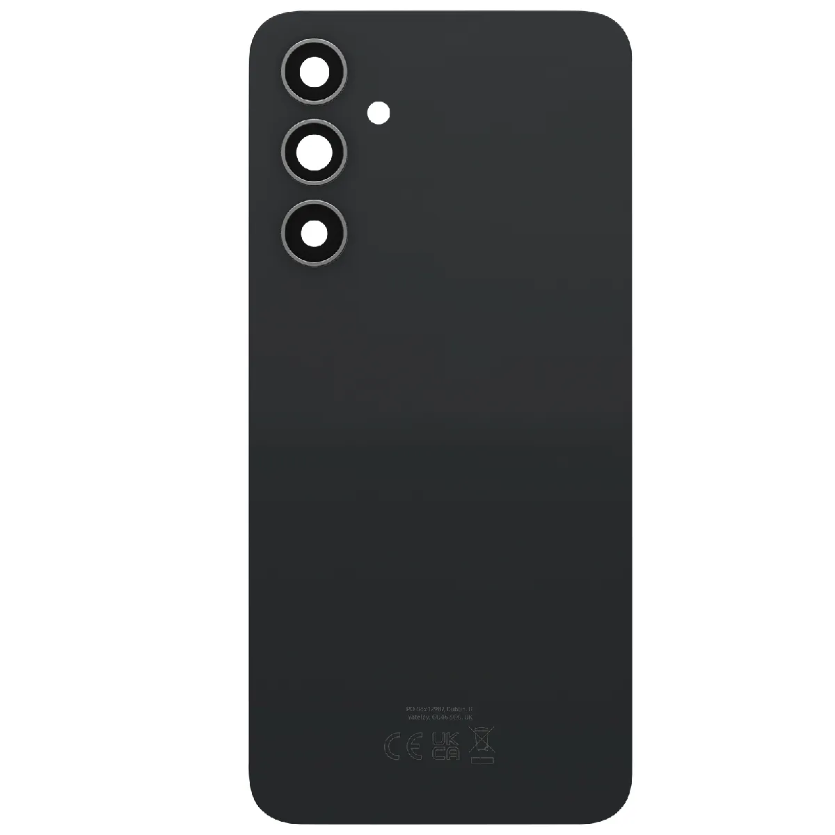 Clappio Noir Cache Batterie Pour Galaxy A54 Avec Adhésif Intégré - Image 2