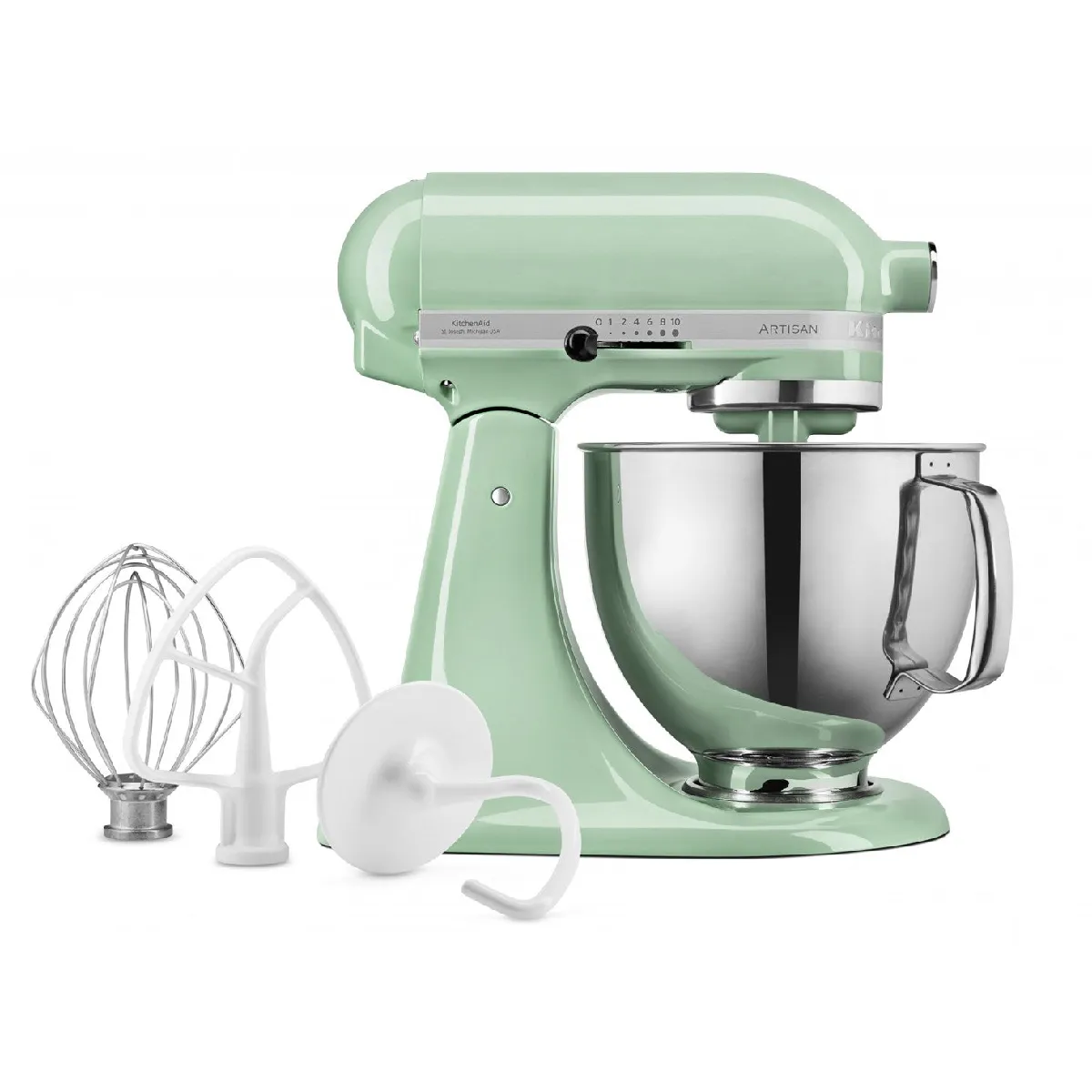 Kitchenaid Robot Pâtissier "Artisan", Avec Bol De 4,8 L, Modèle 125, "Pistachio" - Image 4