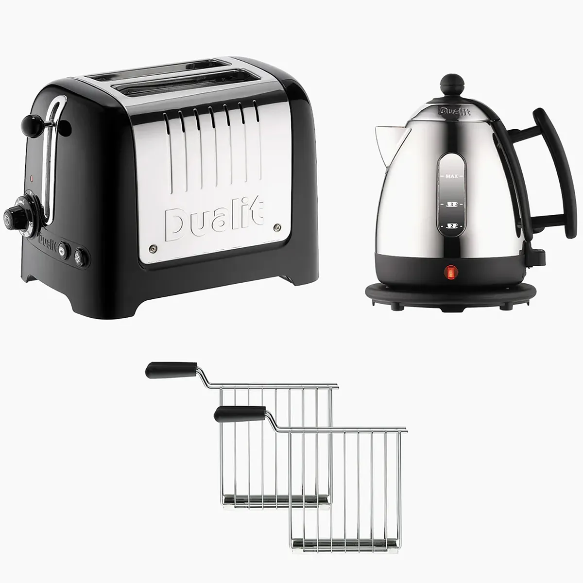 Dualit - Pack Grille-pain 2 Fentes et Cage avec Bouilloire - 1100W - Image 2