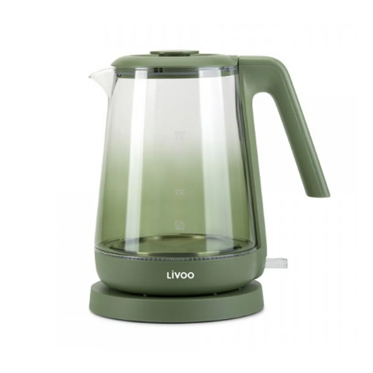 LIVOO Bouilloire &eacute;lectrique en verre 1.7l 2200w - DOD216V - 