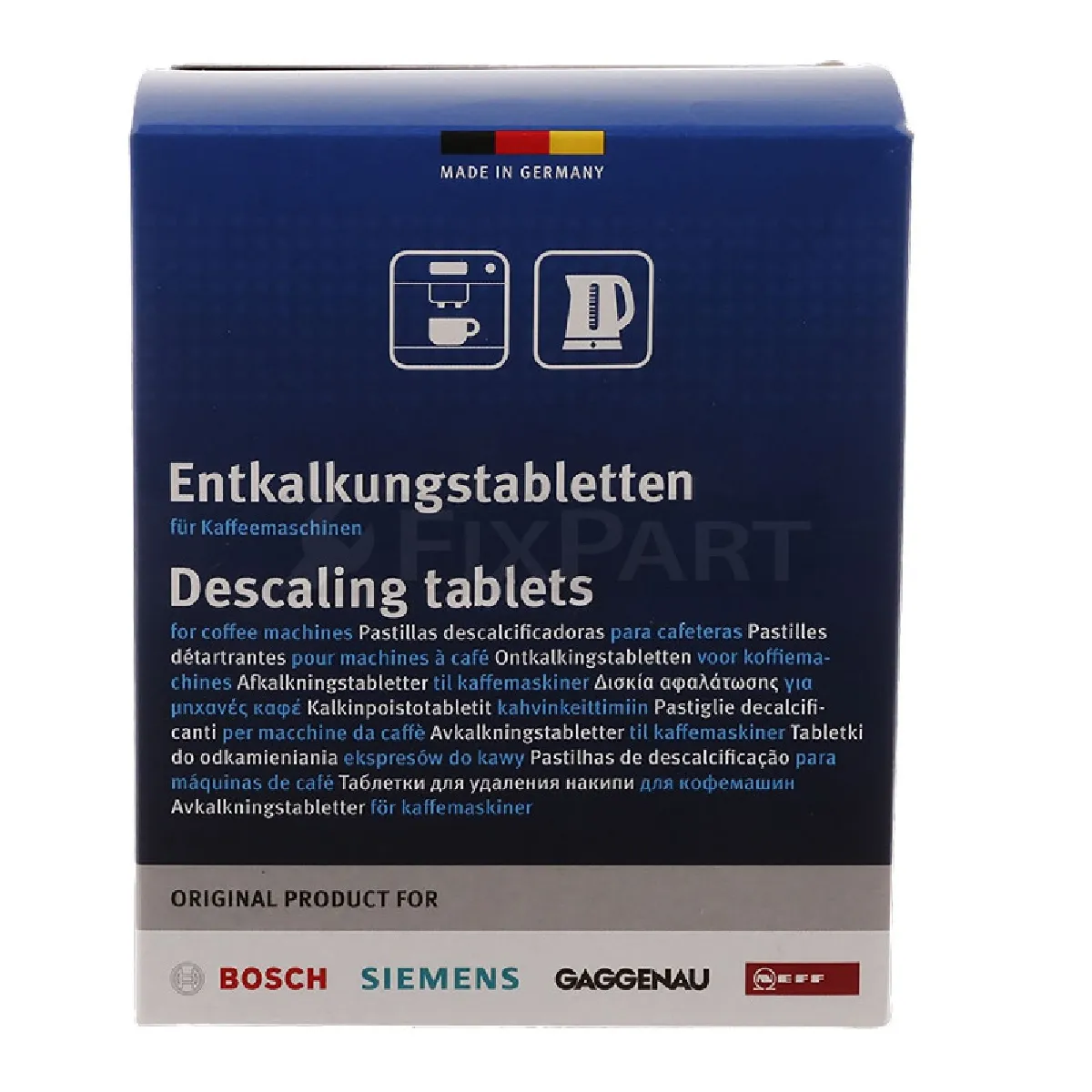 Pastilles détartrantes BoschSiemens 00311893 / 00312454