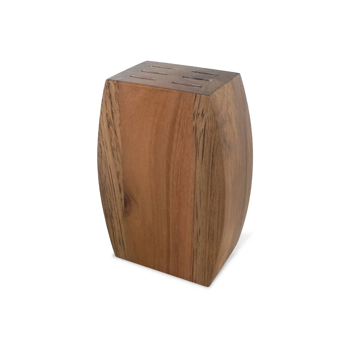 Sabatier Trompette Serge - Bloc Bois D'acacia Pour 6 Couteaux Steak
