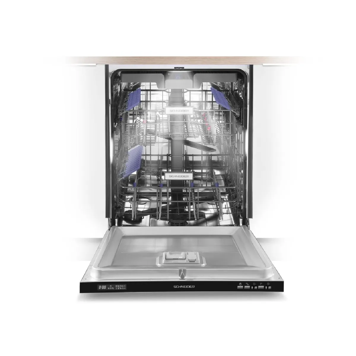 Lave vaisselle intégrable SCHNEIDER SCLT6842CB 60 cm 16 couverts 8 programmes - vue 3