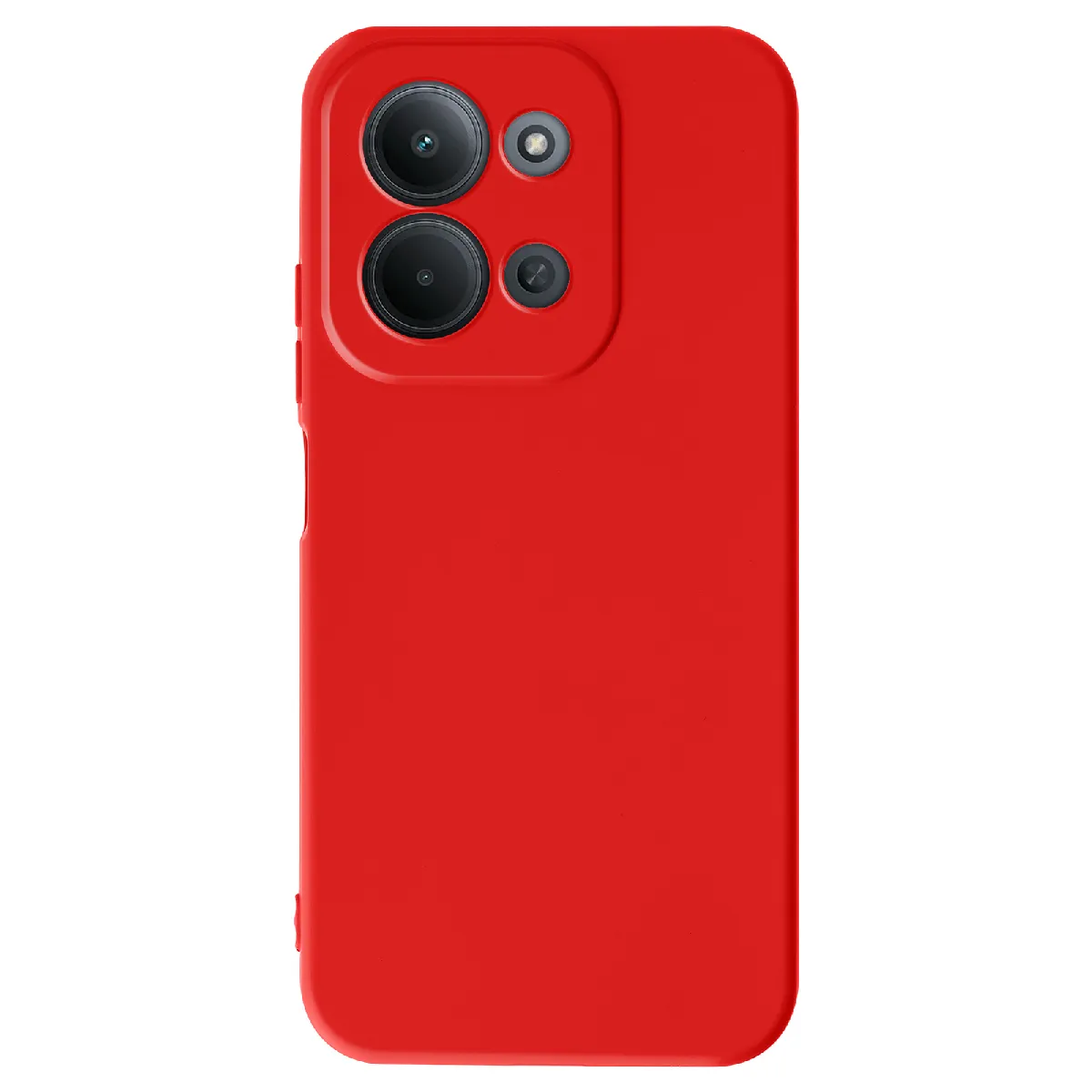 Avizar Rouge Coque Pour Redmi 15C Soft-Touch En Silicone Série Fast Cover