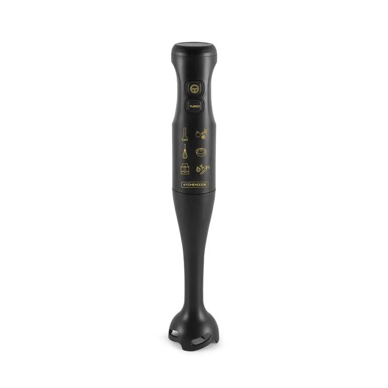 Kitchencook Noir - Matt_x - Mixeur Plongeant - 350 W - 2 Vitesses