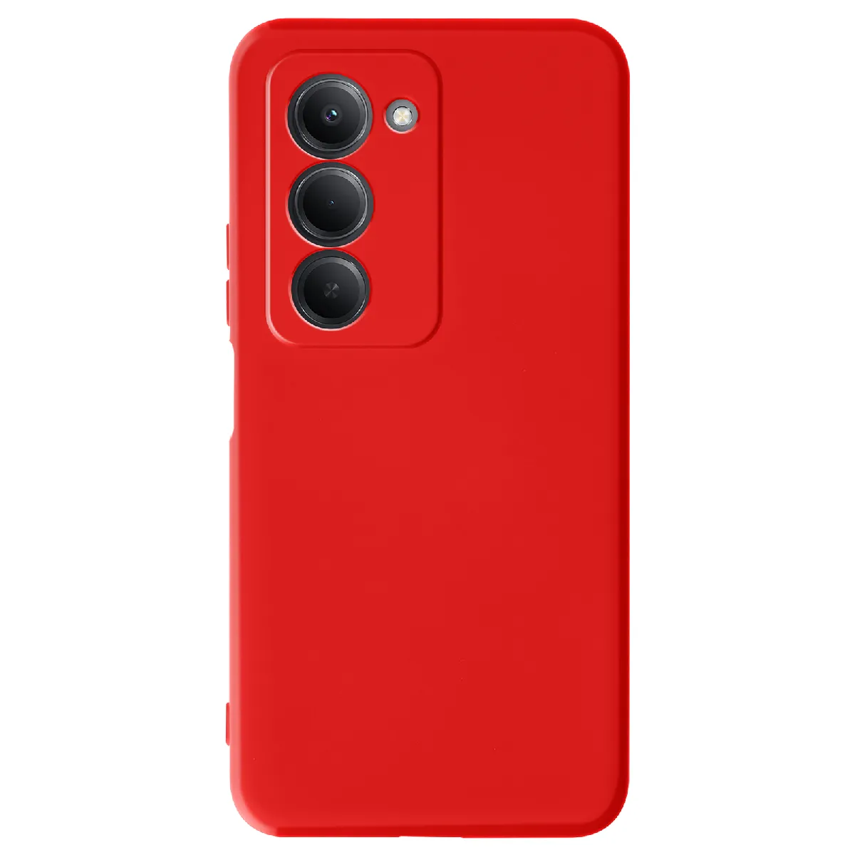 Avizar Rouge Coque Pour Redmi 15 5G Soft-Touch En Silicone Série Fast Cover