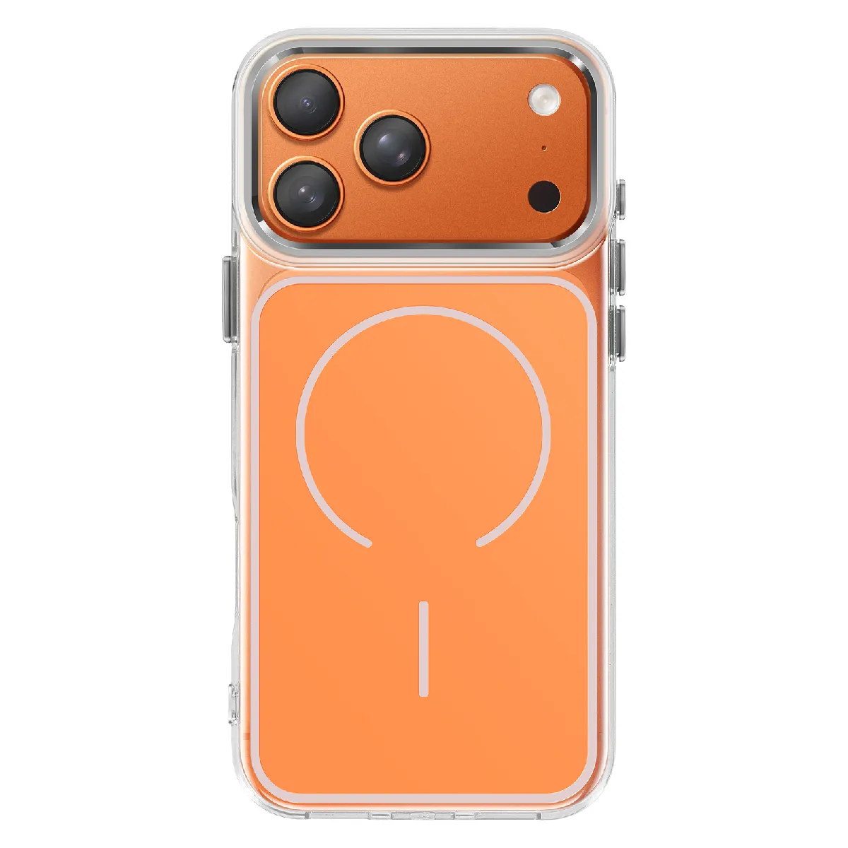 Avizar - Coque MagSafe pour iPhone 17 Pro Max - Protection Renforcée - Orange - Image 2