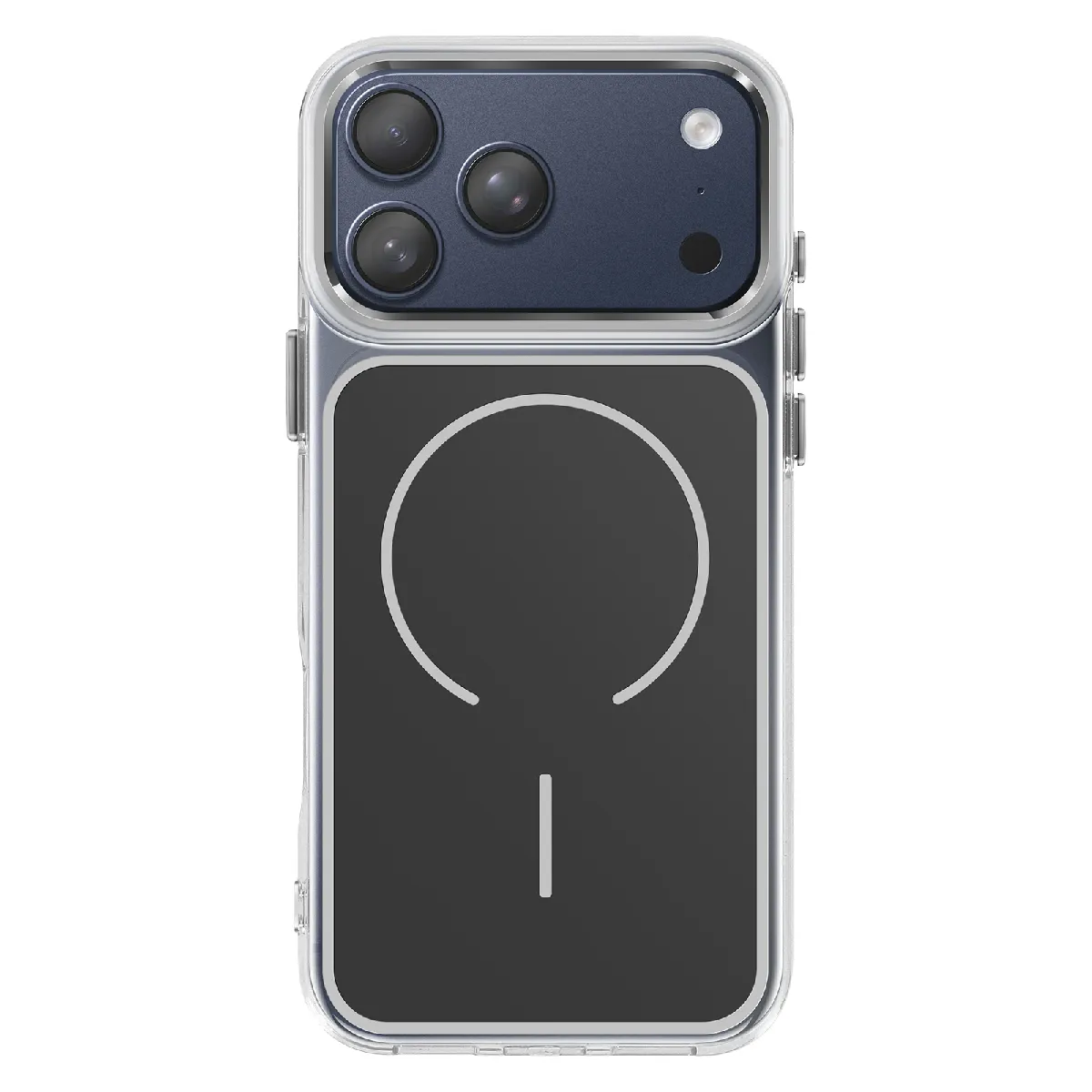 Avizar Noir Coque Magsafe Pour Iphone 17 Pro Protection Bi-Matière Ultra Renforcé