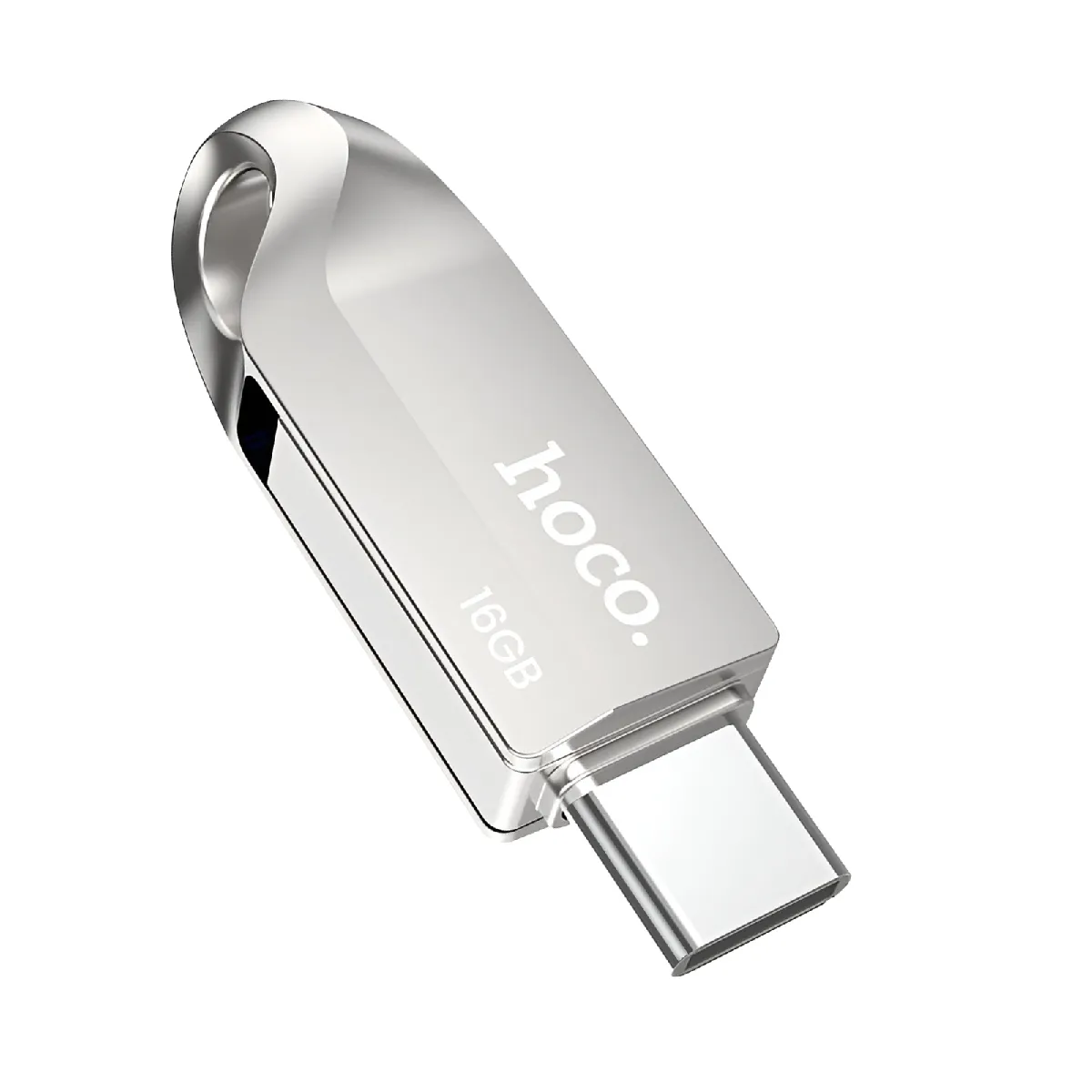 HOCO Hoko Cl&eacute; USB 3.0 / USB-C 16 Go avec D&eacute;bit Rapide jusqu'&agrave; 150 Mo/s Argent
