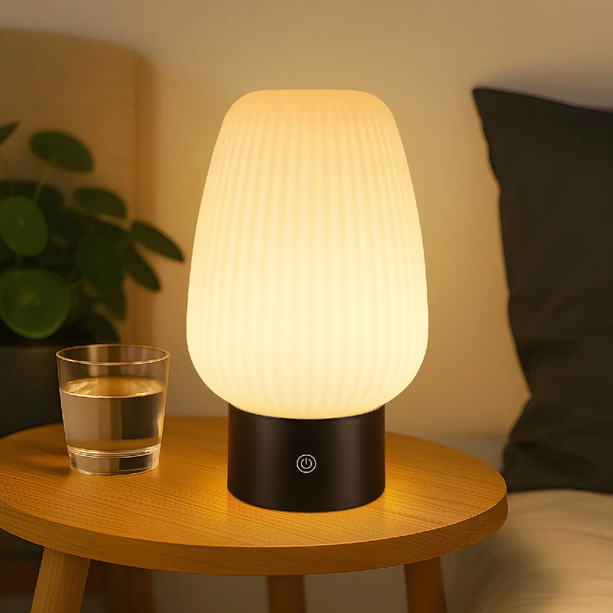 Nettlife Lampe de bureau tactile - Blanc