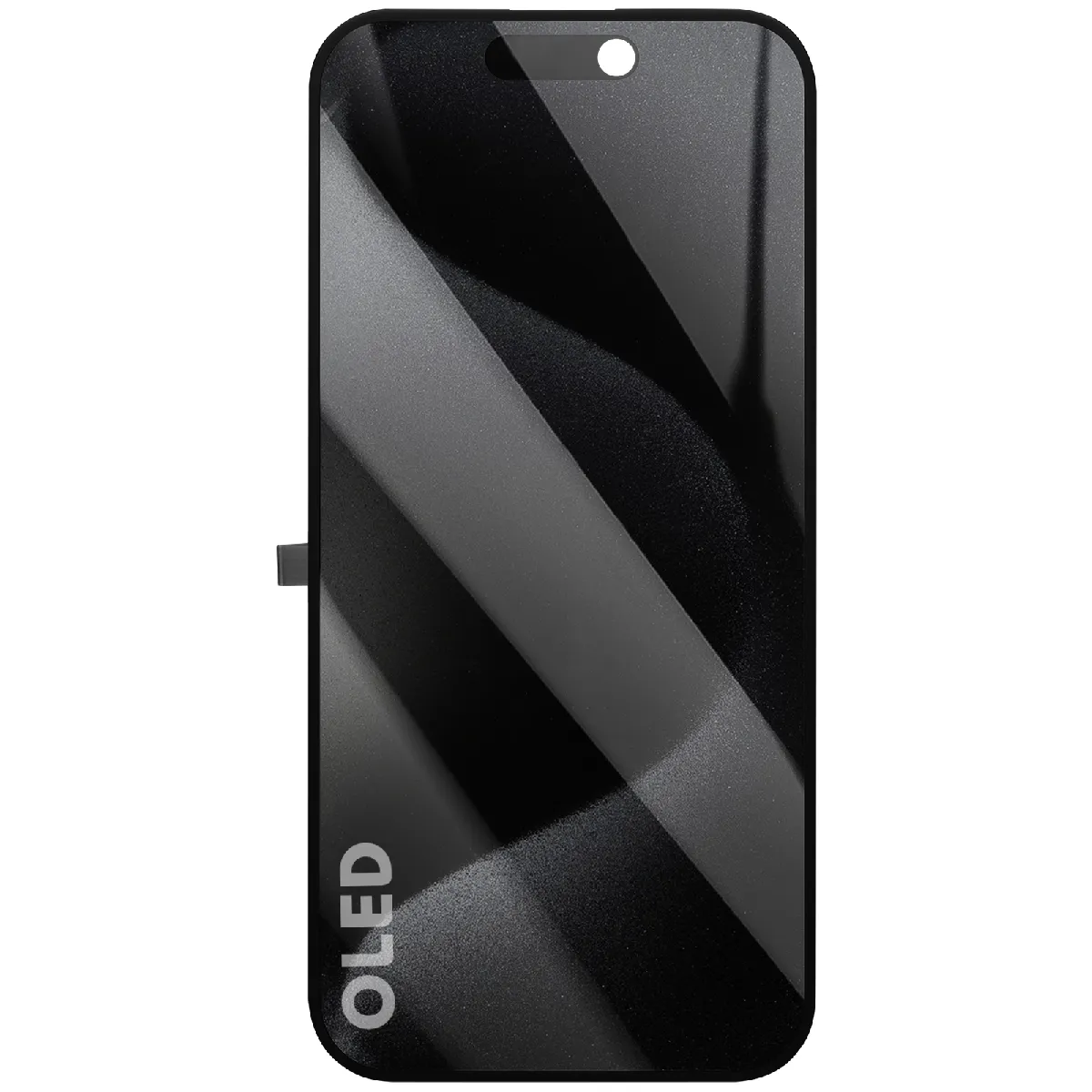 Clappio Noir Ecran Pour Iphone 15 Pro Hard Oled Avec Nappe Et Plaque Préassemblées - Image 2