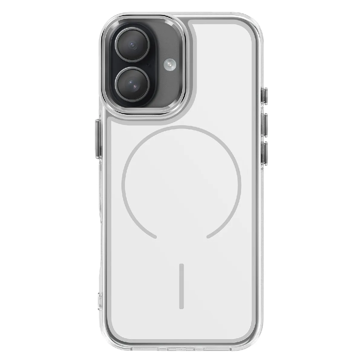 Avizar Blanc Coque Magsafe Pour Iphone 16 Protection Bi-Matière Ultra Renforcé