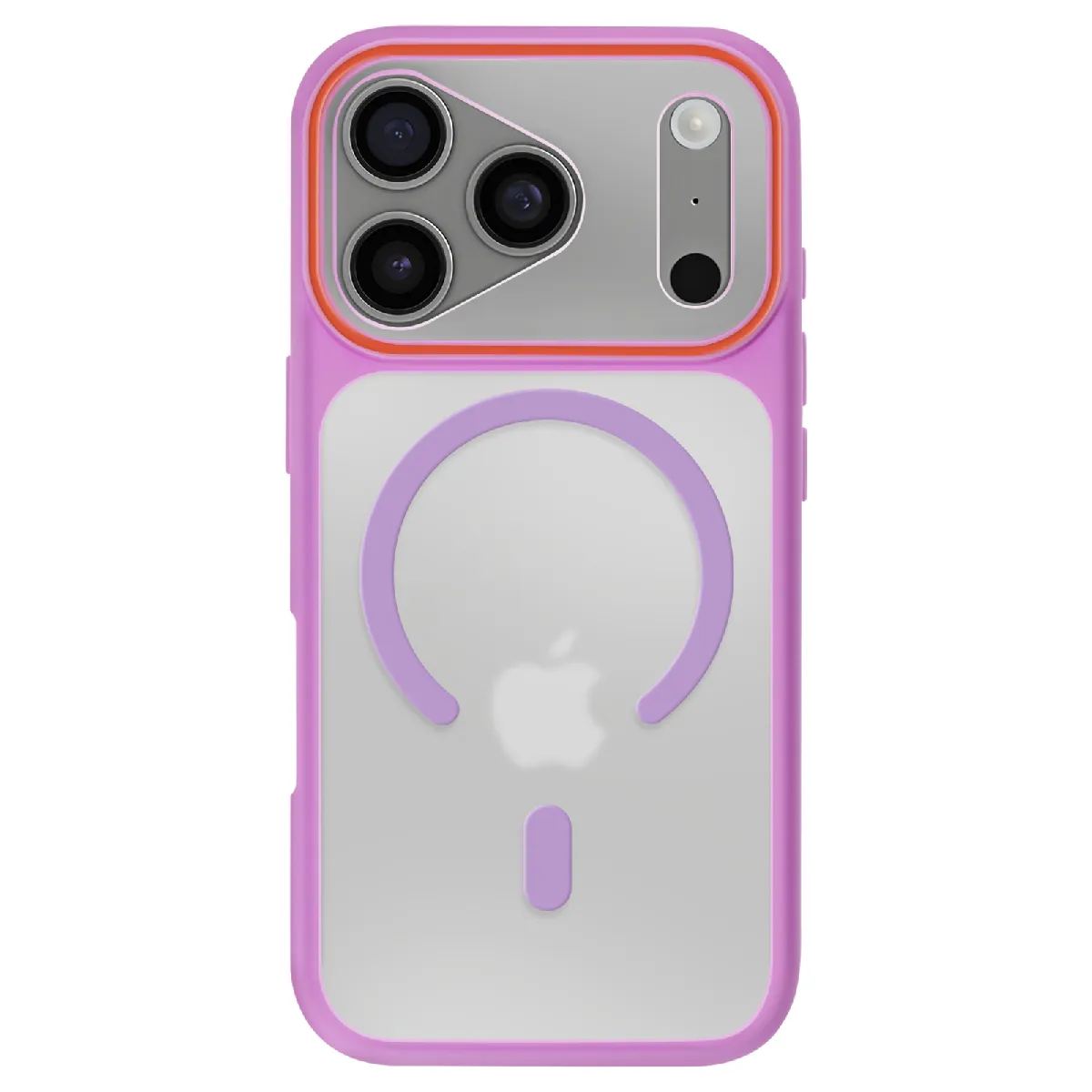 Avizar Violet Coque Magsafe Pour Iphone 17 Pro Protection Bi-Matière Dos Rigide