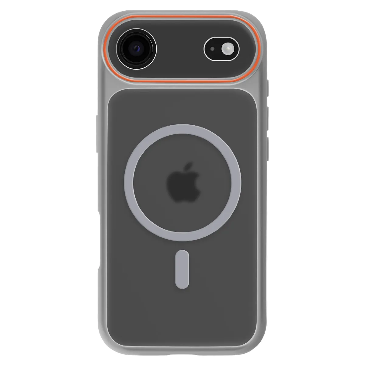 Avizar Gris Coque Magsafe Pour Iphone Iphone Air Protection Bi-Matière Dos Rigide