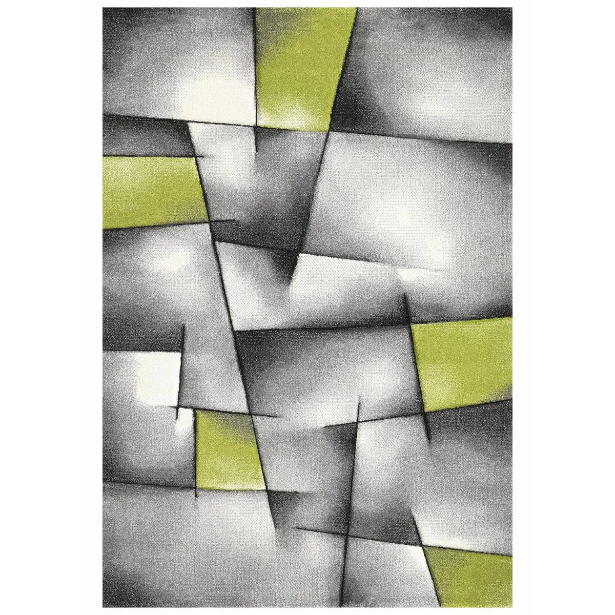 tapis salon 160x230 tissé rectangle motif géométrique LYN8 ULTIMA - vue 2