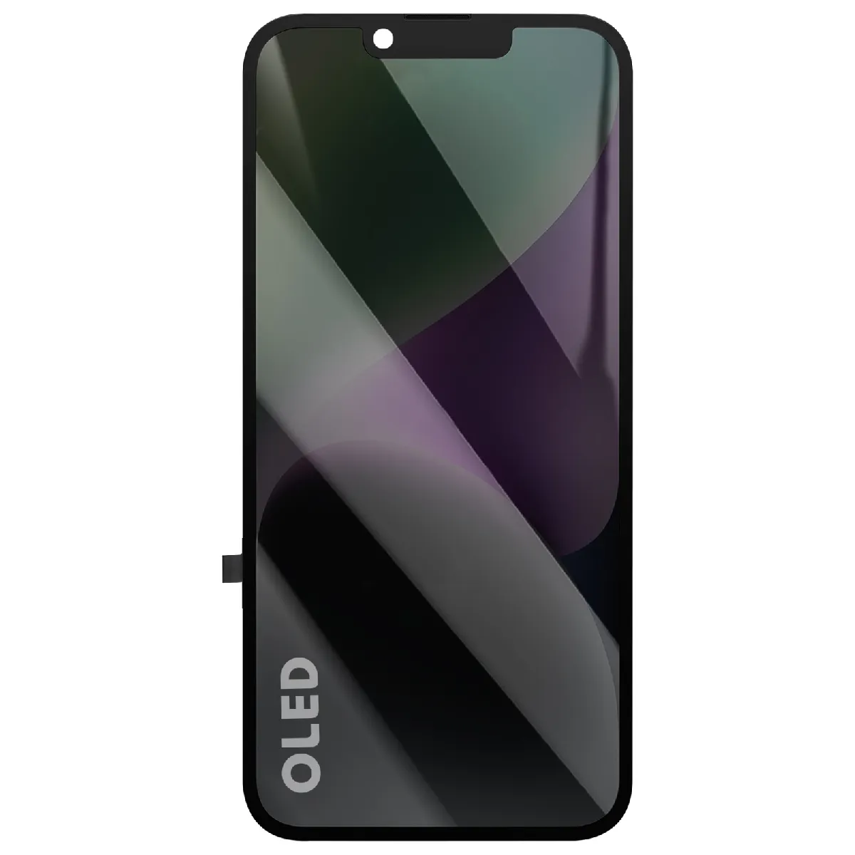 Avizar Noir Clappio Écran Pour Iphone 14 Dalle Soft Oled Avec Vitre Tactile Réactif