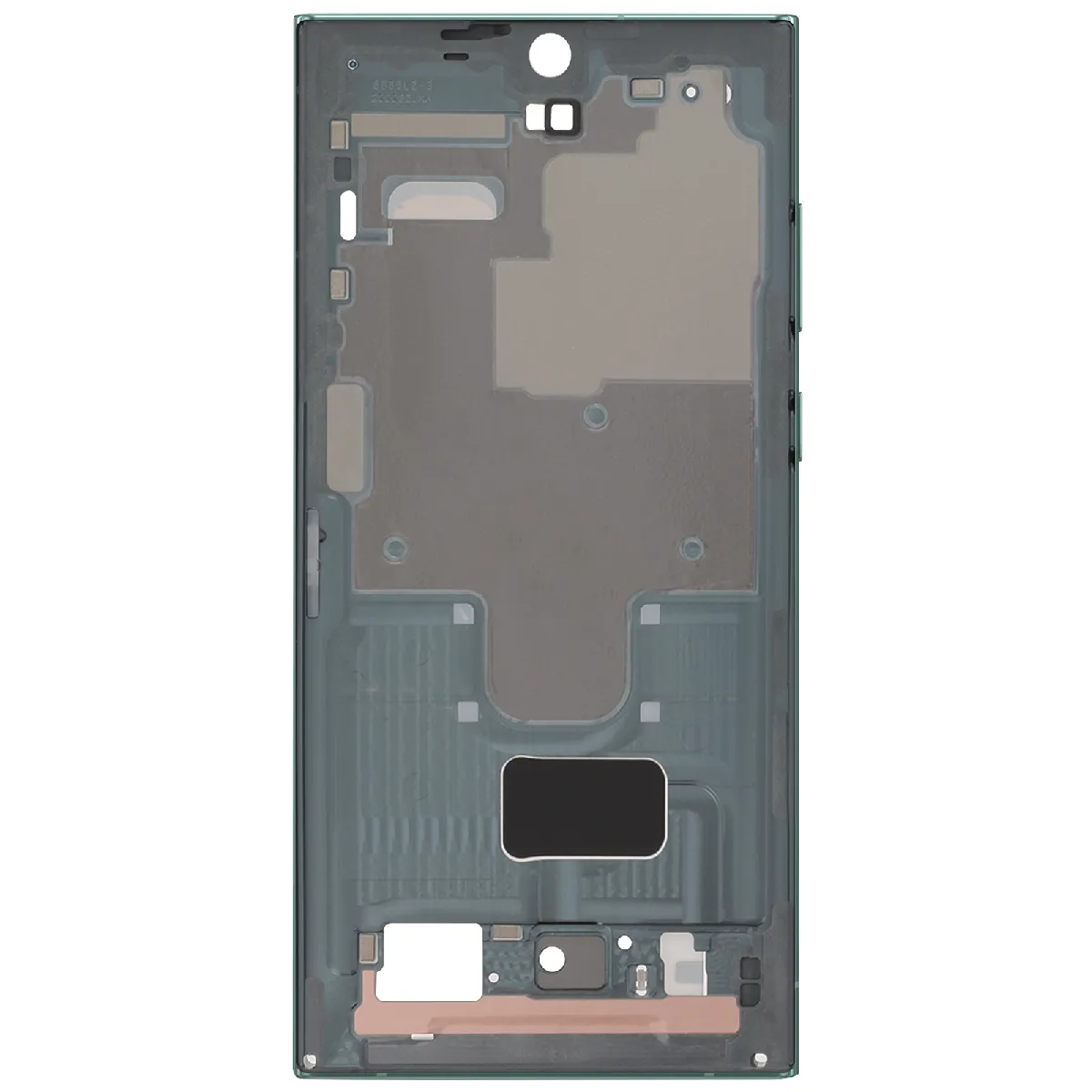 Samsung Châssis Central de Remplacement pour Galaxy S22 Ultra Service Pack