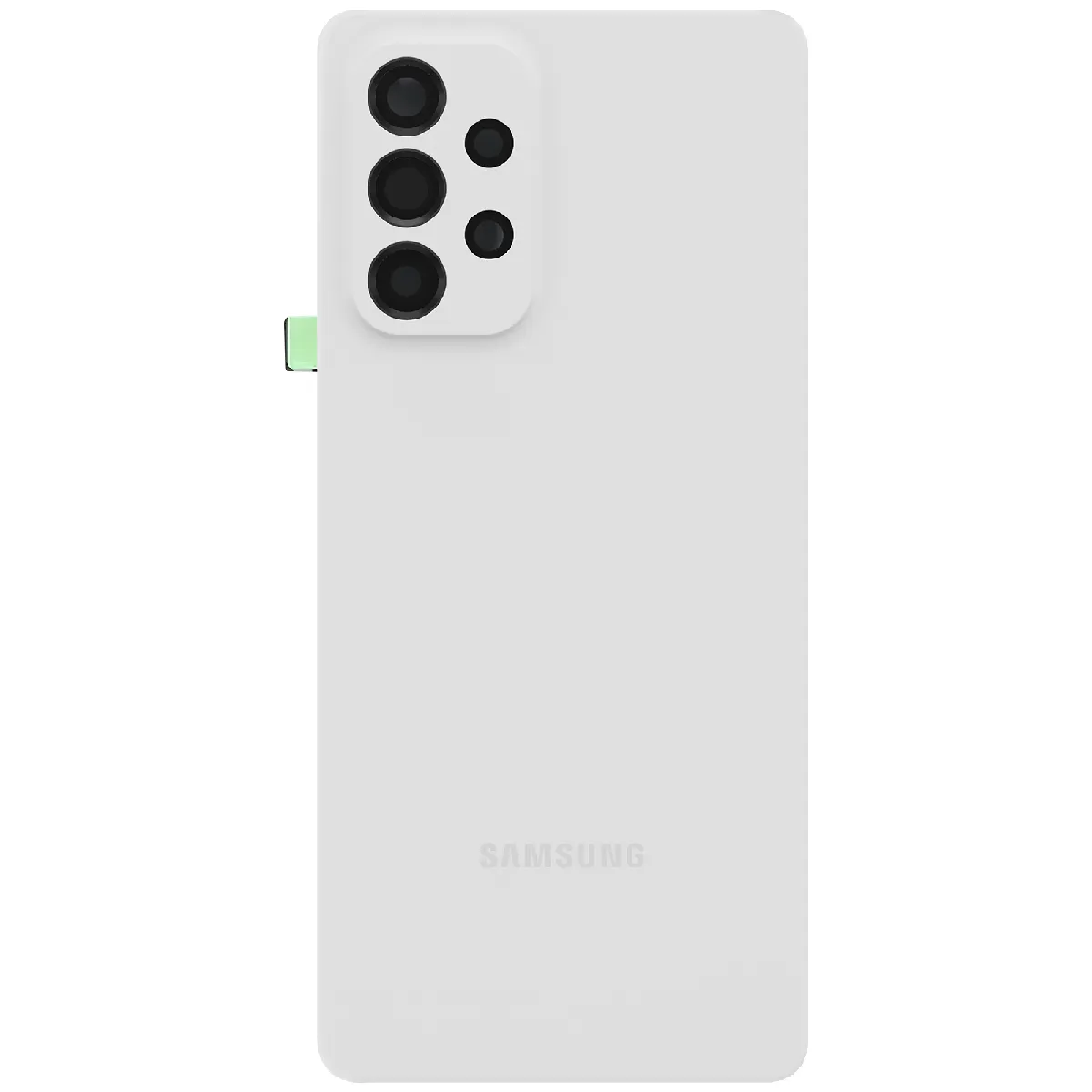 Avizar Blanc Clappio Cache Batterie De Remplacement Pour Galaxy A53 Avec Adhésif Intégré