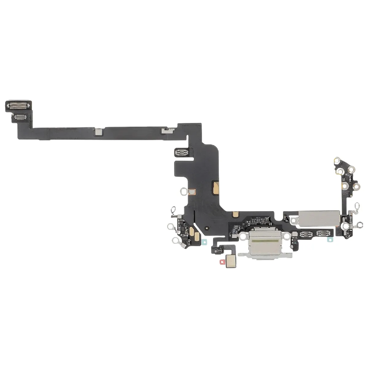 Avizar Argent Clappio Connecteur De Charge Usb-C Pour Iphone 17 Pro Avec Microphone Intégré