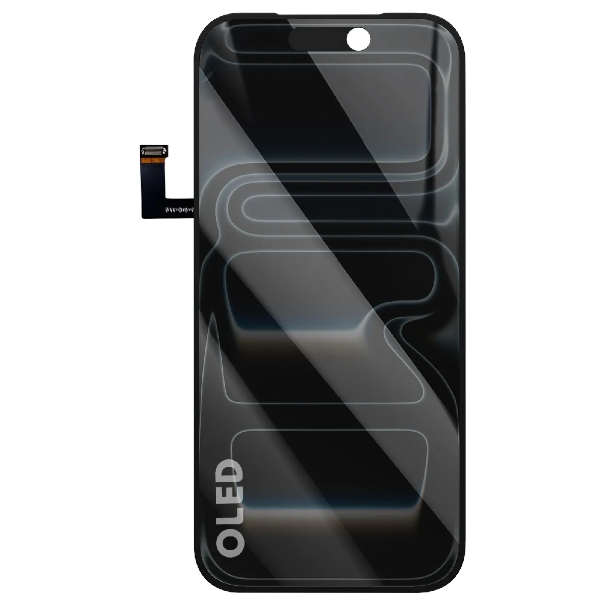 Avizar Noir Clappio Écran Complet Hard Oled De Remplacement Pour Iphone 17 Pro Max