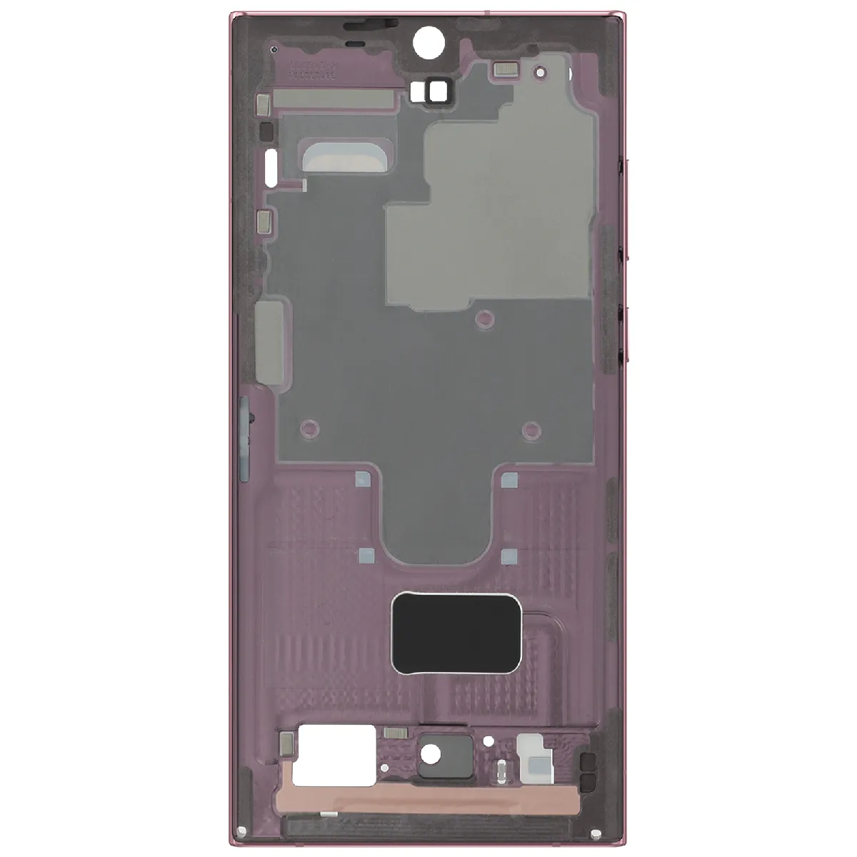 Samsung Châssis Central de Remplacement pour Galaxy S22 Ultra Service Pack