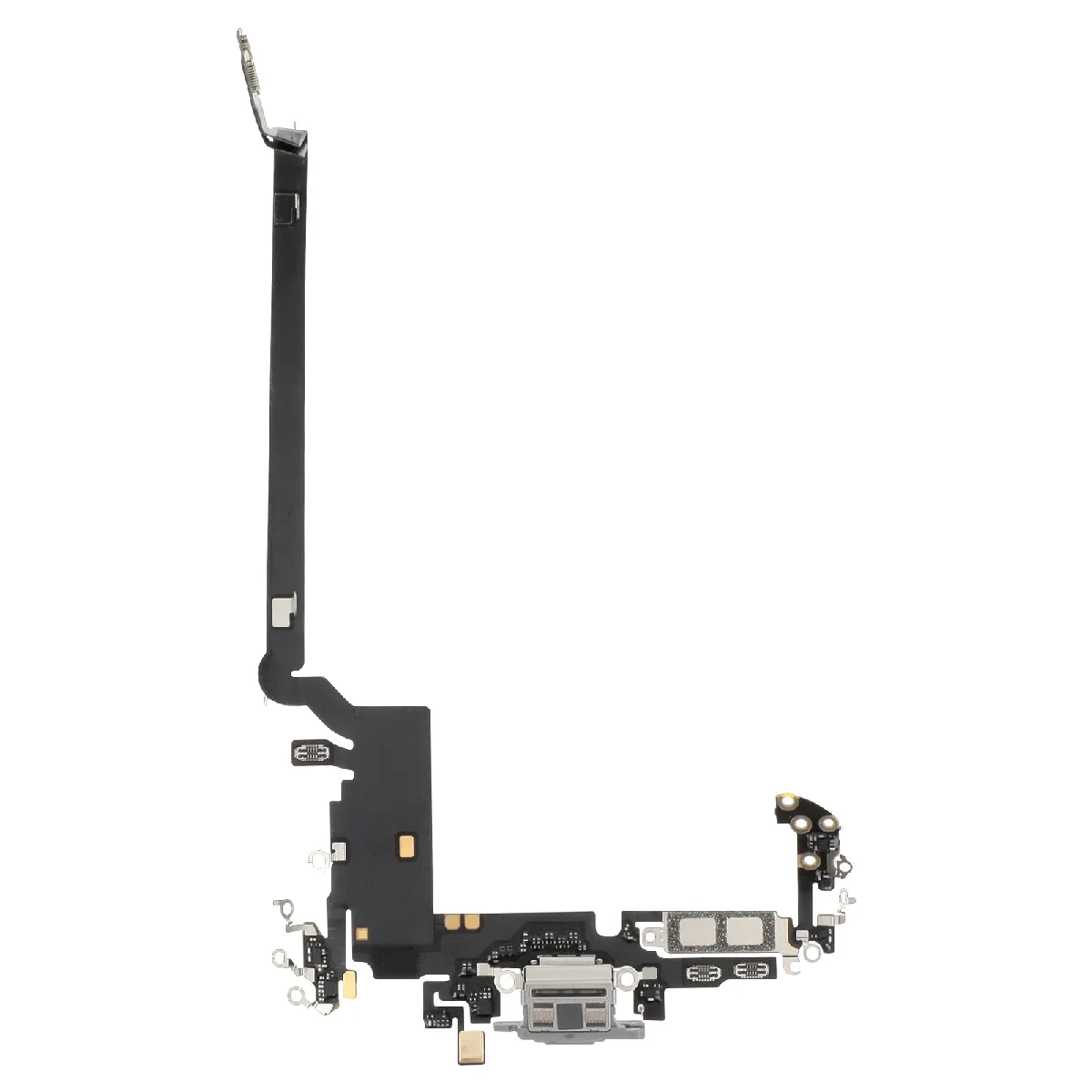 Avizar Argent Clappio Connecteur De Charge Usb-C Pour Iphone 17 Pro Max Avec Microphone Intégré
