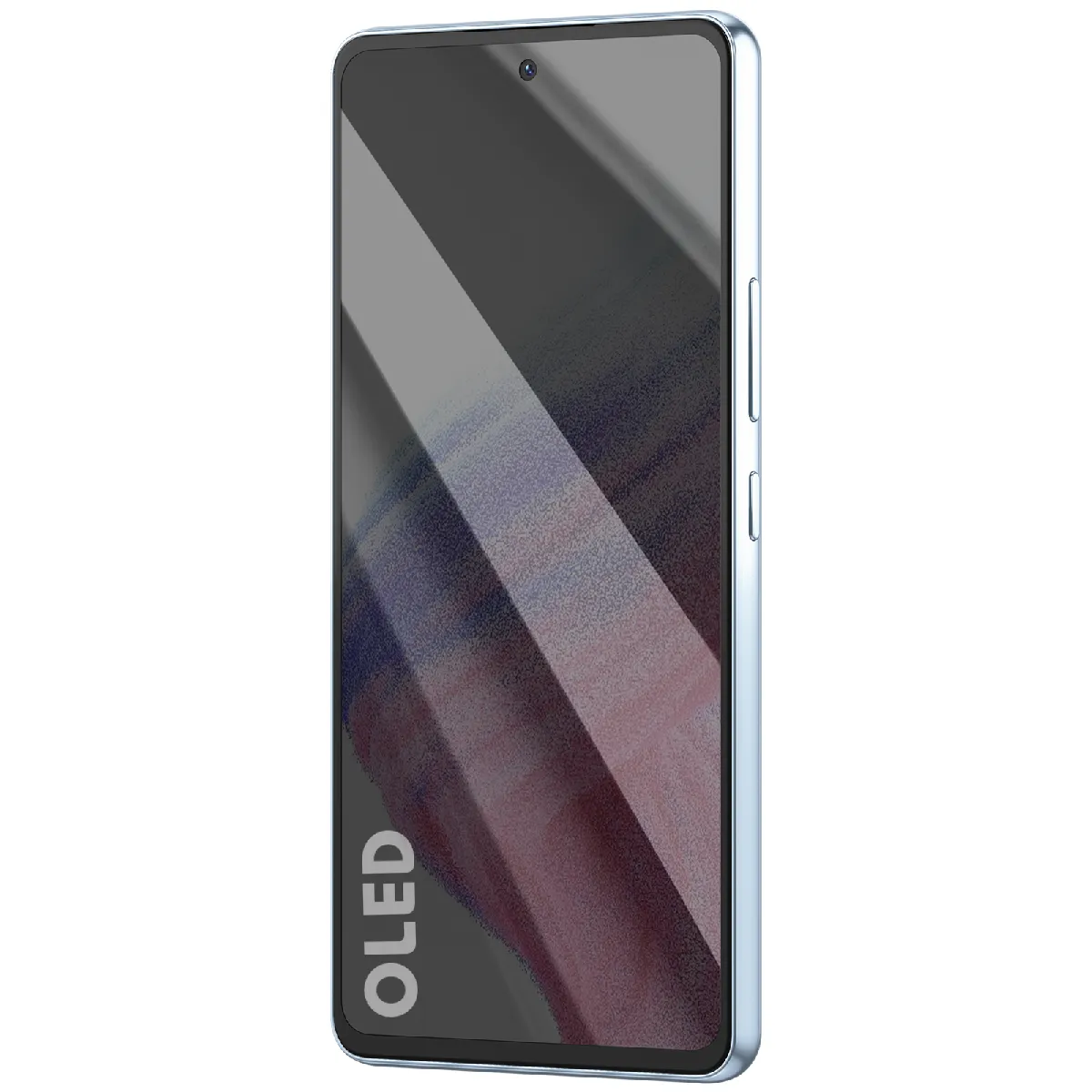 Avizar Bleu/Clair Clappio Écran Pour Galaxy A53 Dalle Oled Avec Vitre Tactile Et Châssis