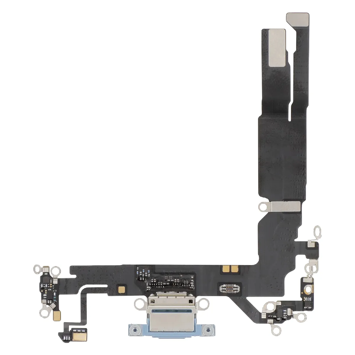 Avizar Bleu/Clair Clappio Connecteur De Charge Usb-C Pour Iphone 17 Avec Microphone Intégré