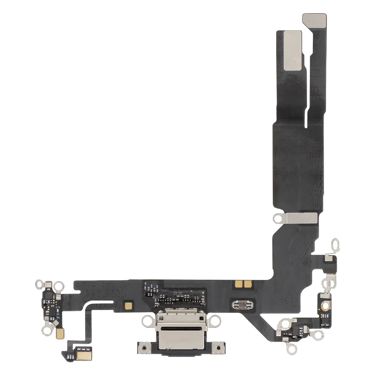 Avizar Noir Clappio Connecteur De Charge Usb-C Pour Iphone 17 Avec Microphone Intégré