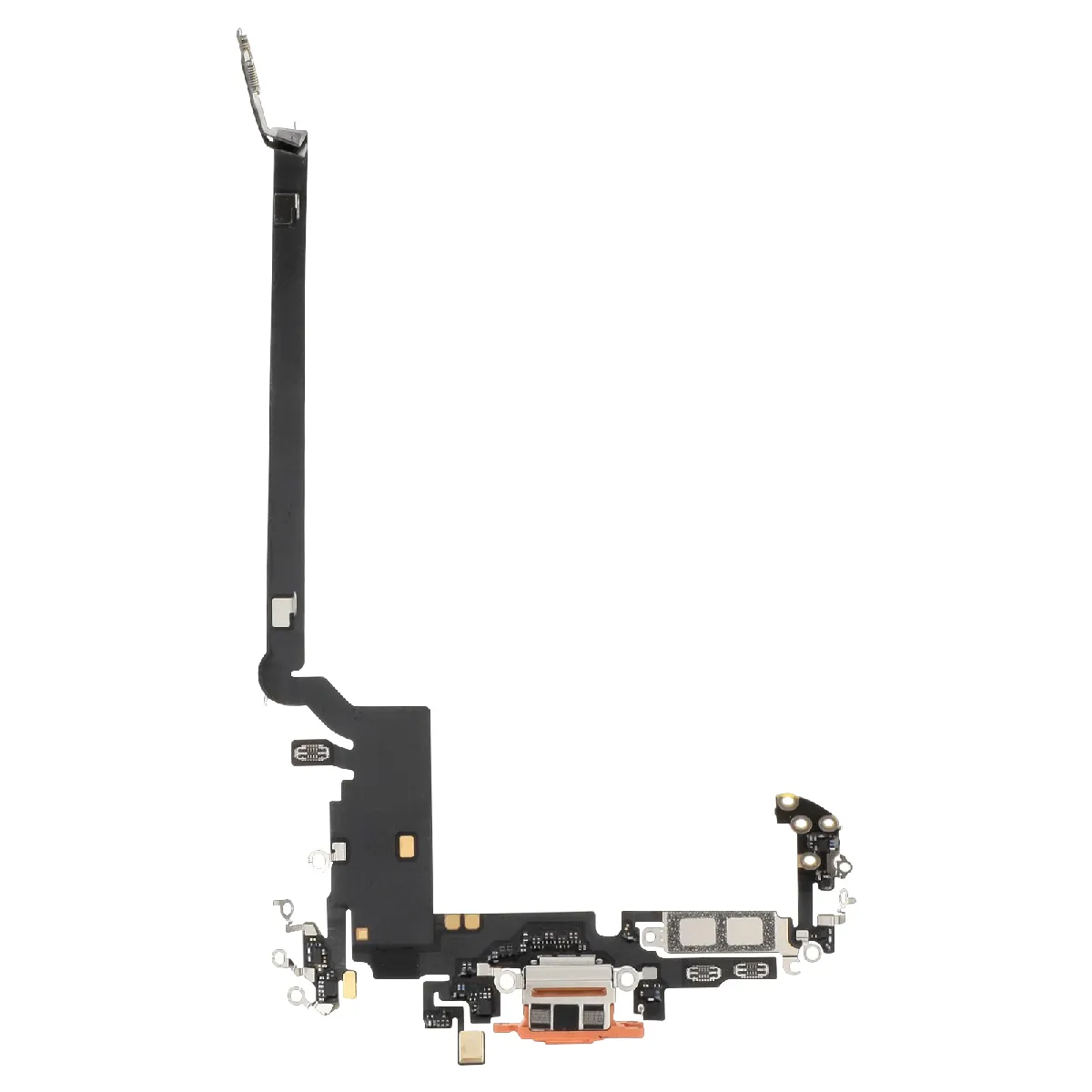 Avizar Orange Clappio Connecteur De Charge Usb-C Pour Iphone 17 Pro Max Avec Microphone Intégré