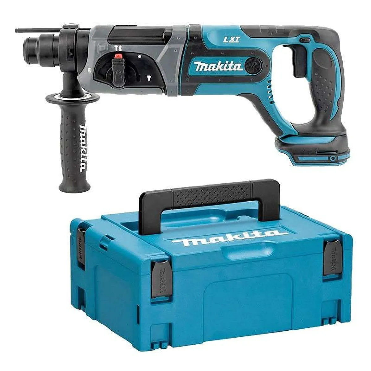 Perforateur Burineur MAKITA DHR241ZJ SDS Plus 18 V LXT sans batterie ni chargeur + Coffret Mak Pac - vue 2