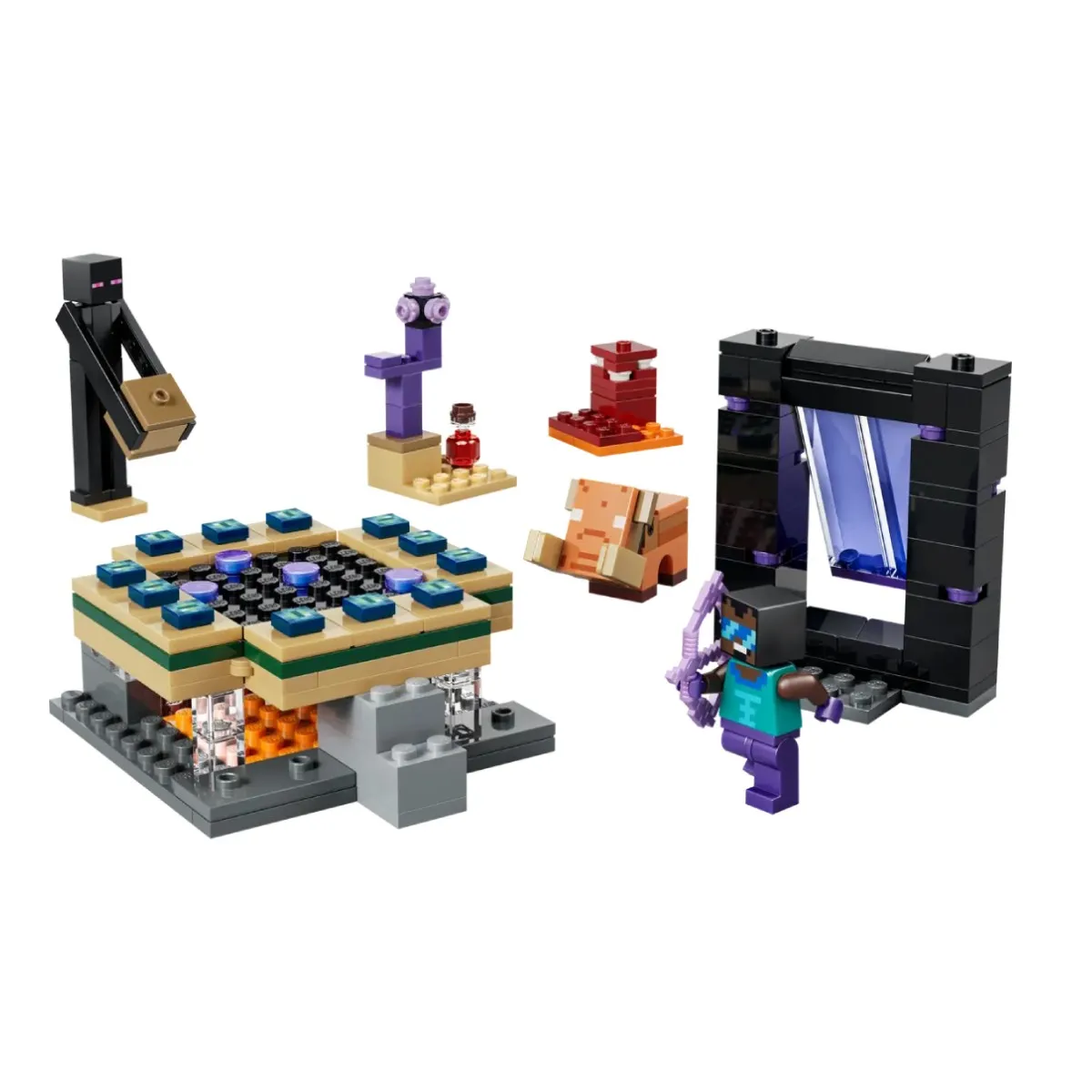 LEGO Minecraft Voyage à travers les Portails du Nether et de l’Ender 21584 - vue 3