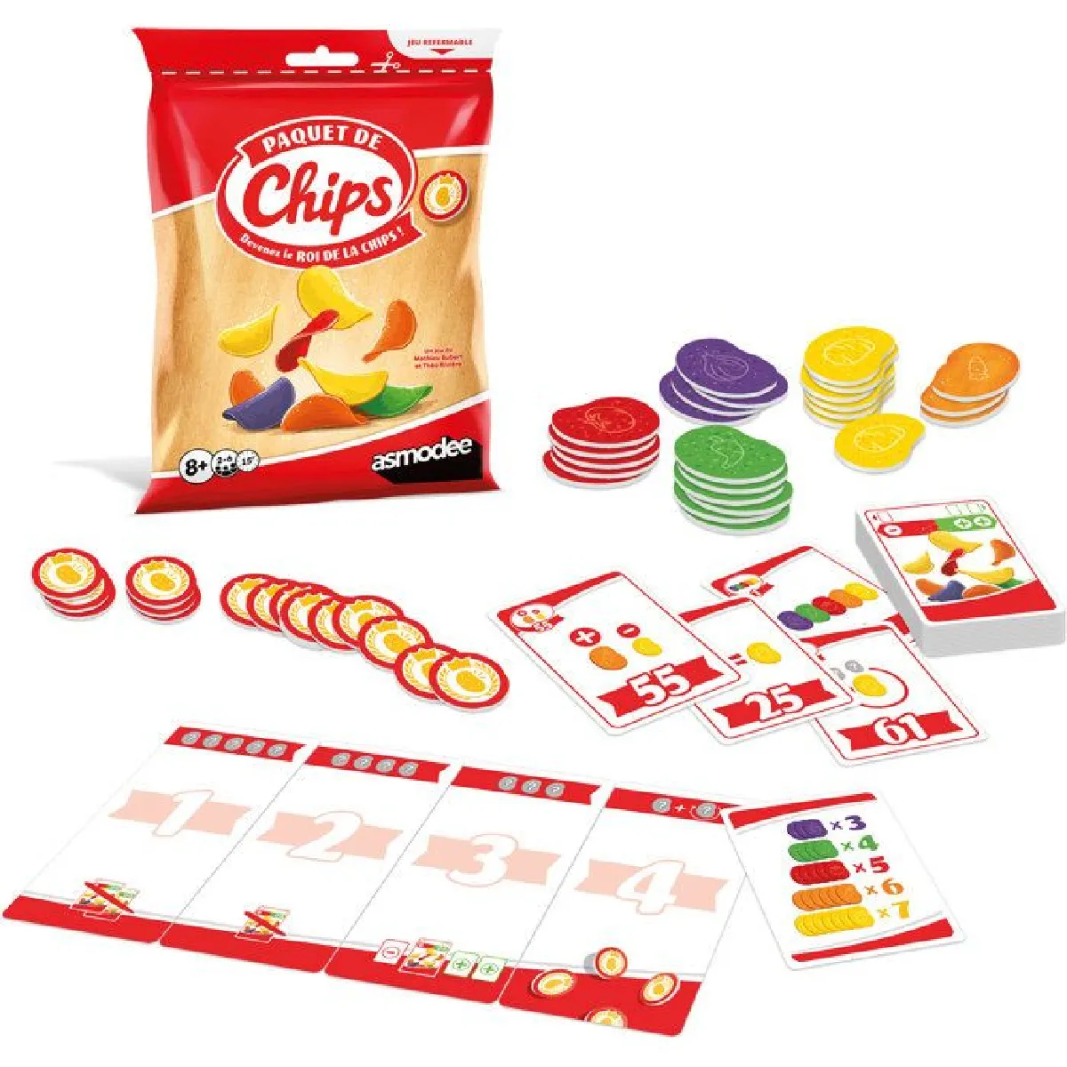 Asmodée Jeu d'ambiance Paquet de Chips
